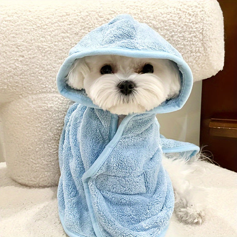QuickDry Pet Towel QuickDry Soft Pet Bath Towel Robe  Absorbent Cozy MultiColor Options for Small  Medium Dogs  Cats Wearable AllSeason PostBath Warmth